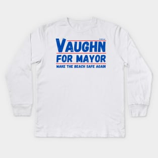 Jaws: Vaughn for Amity Island Mayor Kids Long Sleeve T-Shirt